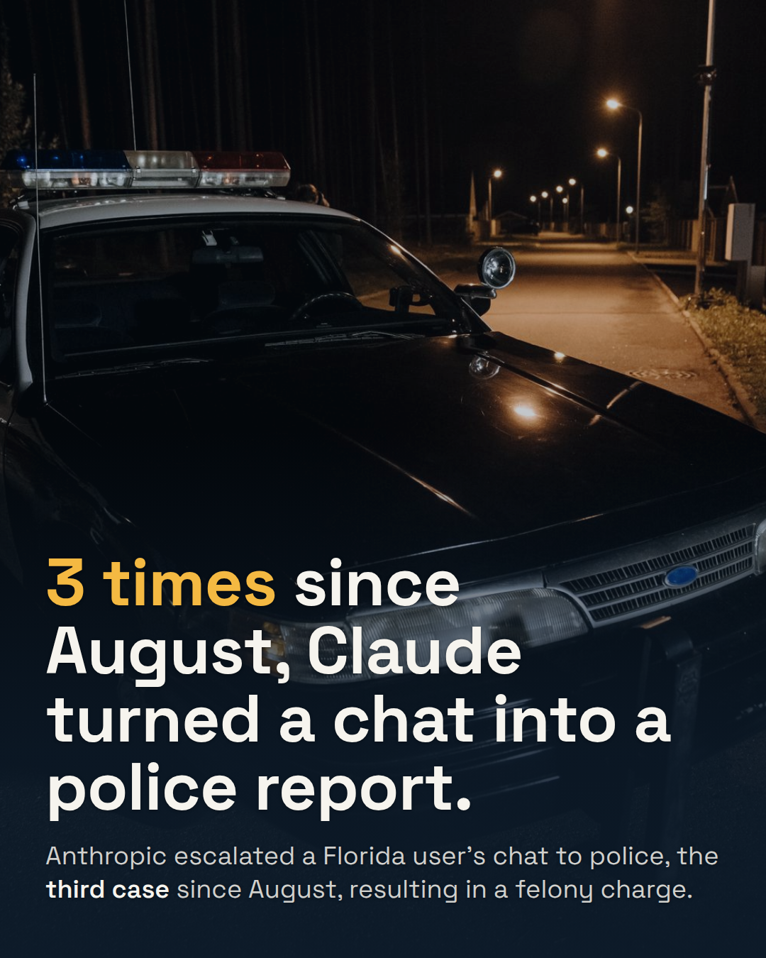 Claude Flagged Her 'Diary' to Police. It's the Third Time Since August.