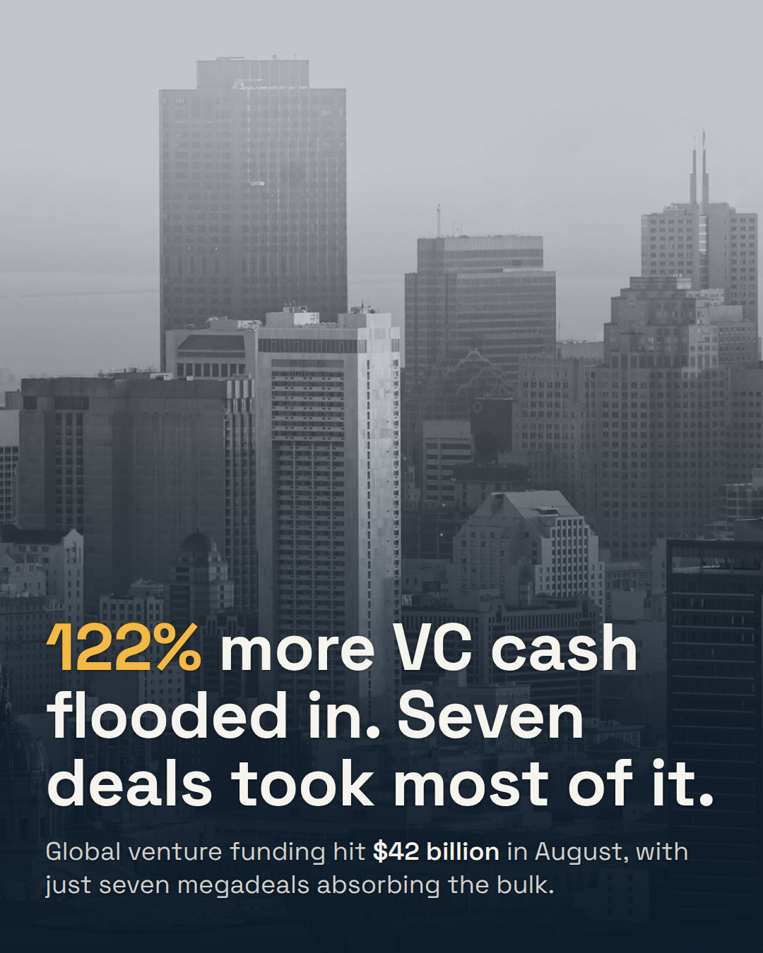 VC Funding Jumped 122% in August to $42 Billion. Almost None of It Reached Seed-Stage Startups.