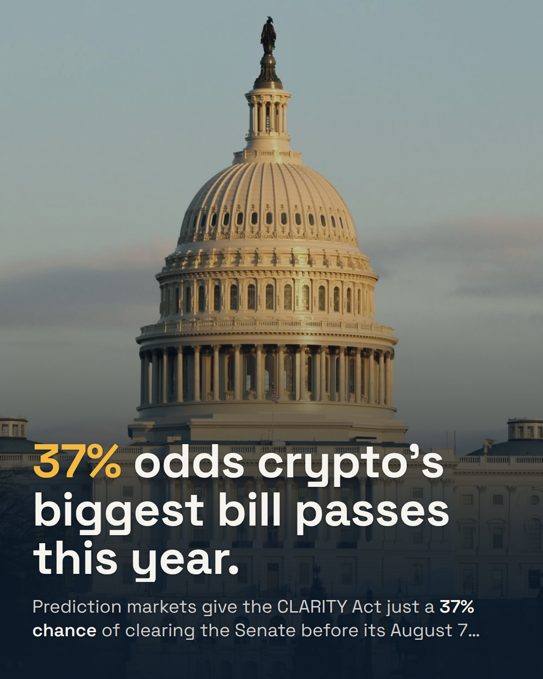 Crypto's Biggest 2026 Bill Is About to Miss Its Deadline.