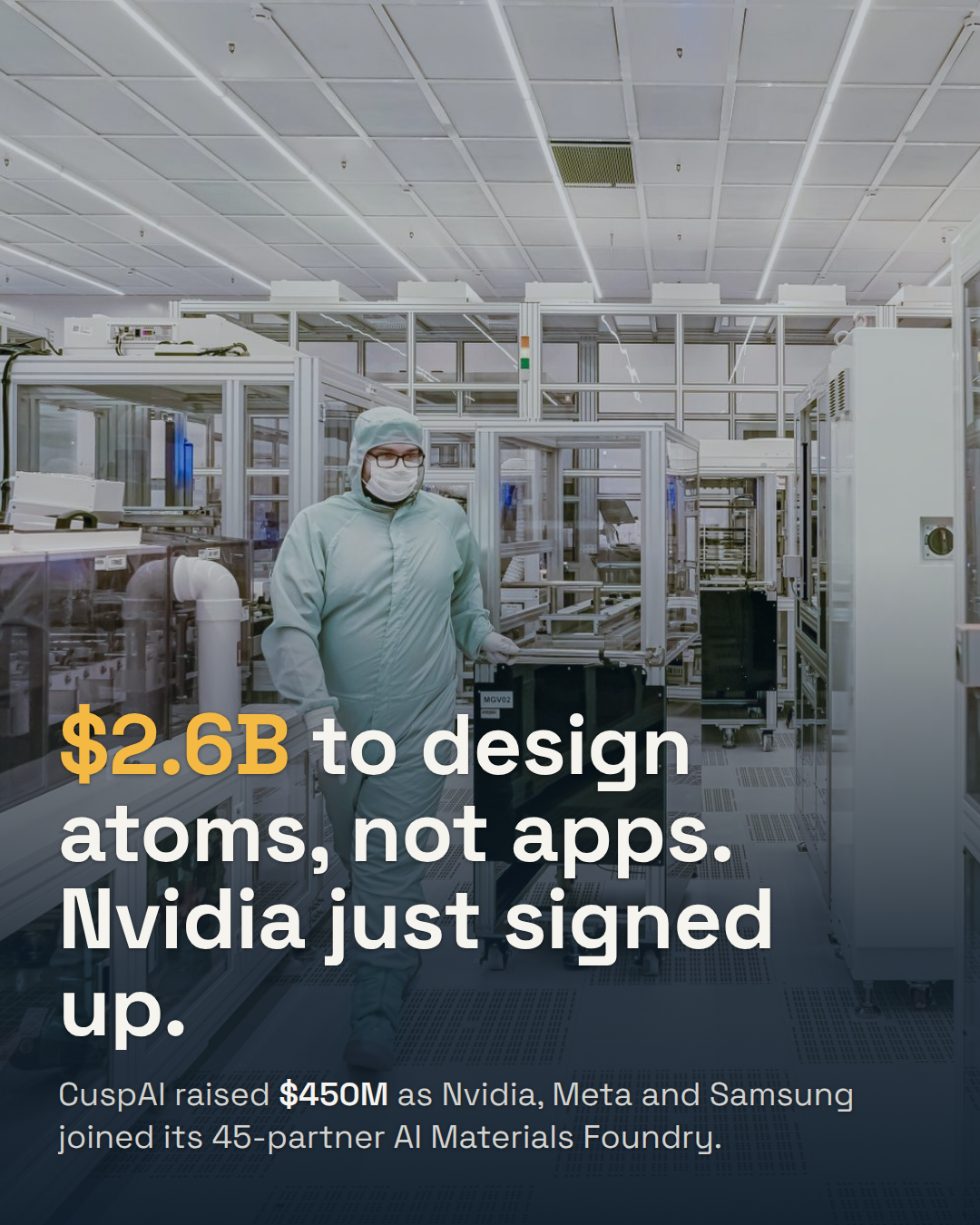 CuspAI Raises $450M to Design Materials With AI. Nvidia and Meta Just Joined In.