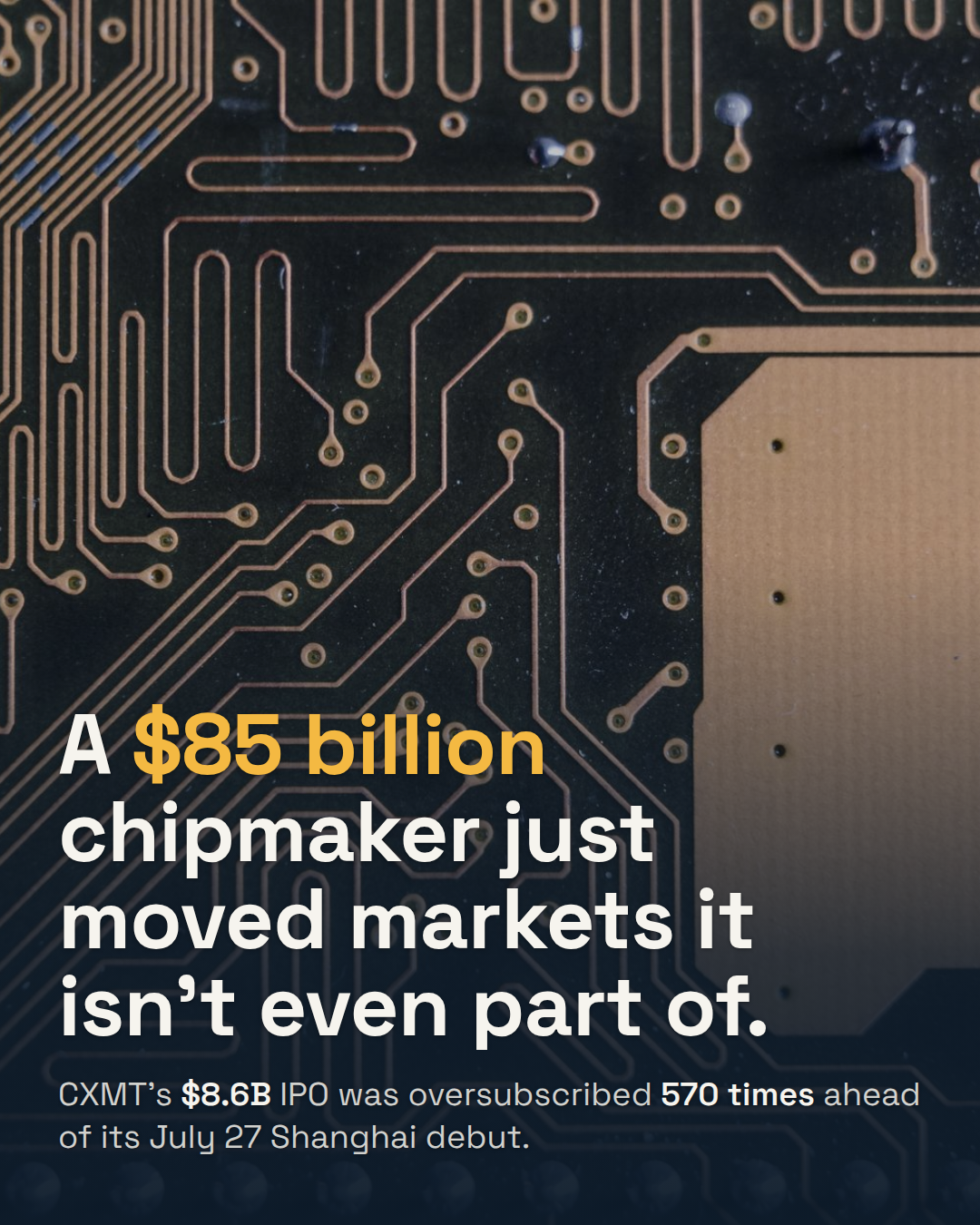 China's CXMT Raises $8.6B in Asia's Biggest 2026 IPO. It's Now the World's Fourth-Largest Memory Chipmaker.