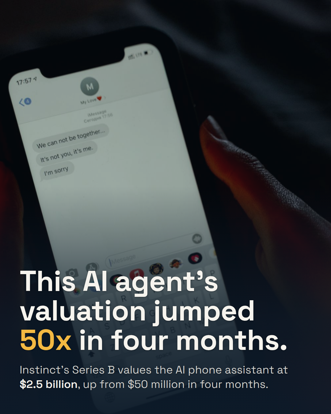 Instinct Raised $250M at a $2.5B Valuation. Its Value Jumped 50x in Four Months.