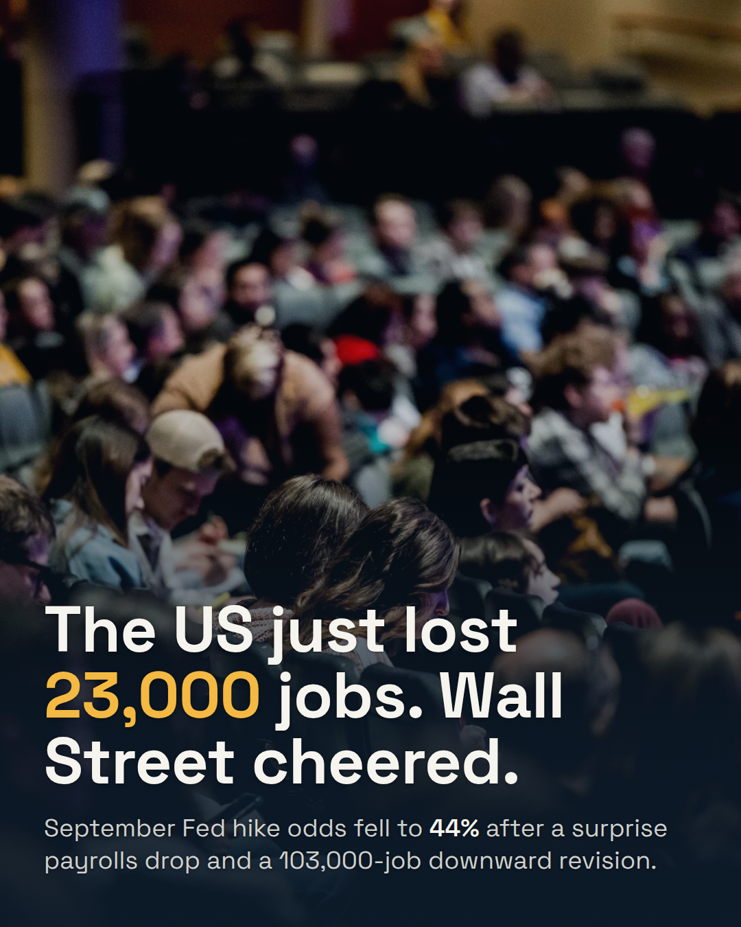 The US Lost 23,000 Jobs in July. Wall Street Rallied on the News.
