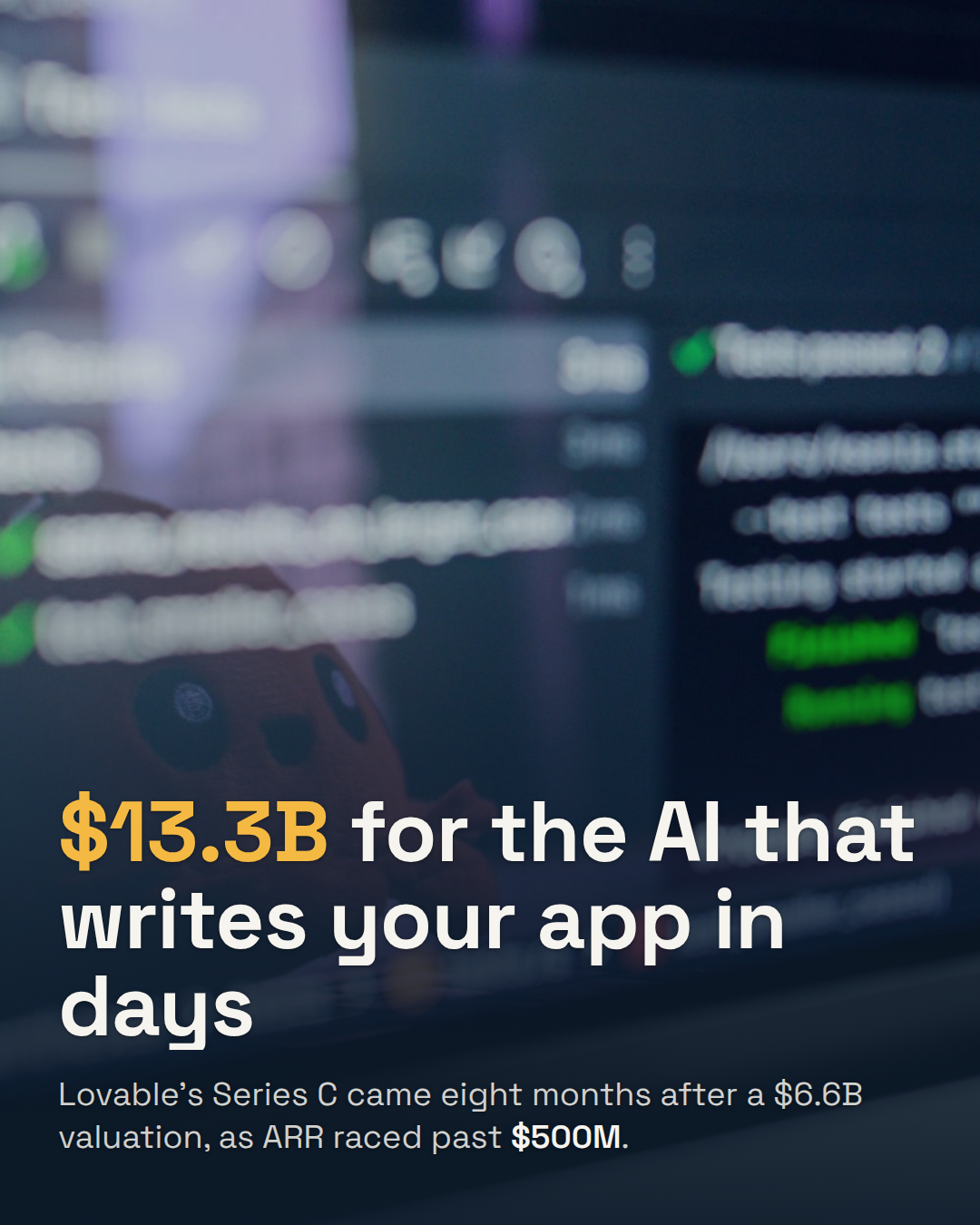 Lovable Raises $400M at a $13.3B Valuation. Vibe Coding Just Doubled in Eight Months.