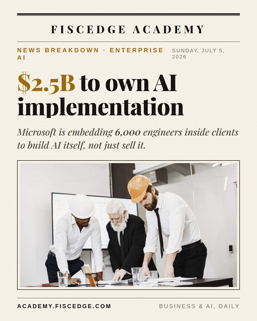 Microsoft Just Put $2.5B Into Competing With Its Own AI Partners.