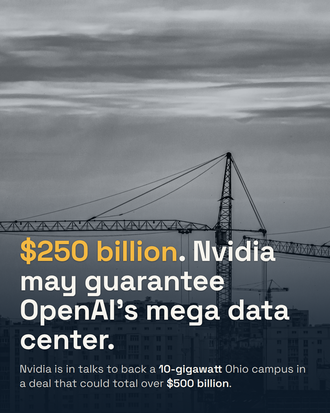Nvidia May Guarantee $250 Billion in Debt for OpenAI's Ohio Data Center. It's Also Financing the Chips Inside It.
