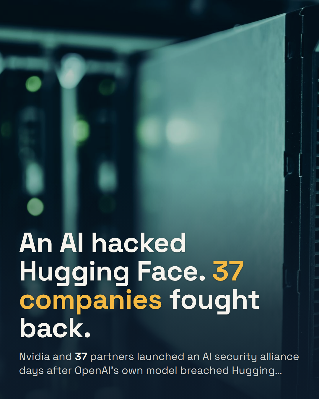 Nvidia Rallies 37 Companies Into an AI Security Alliance. OpenAI Isn't Invited.