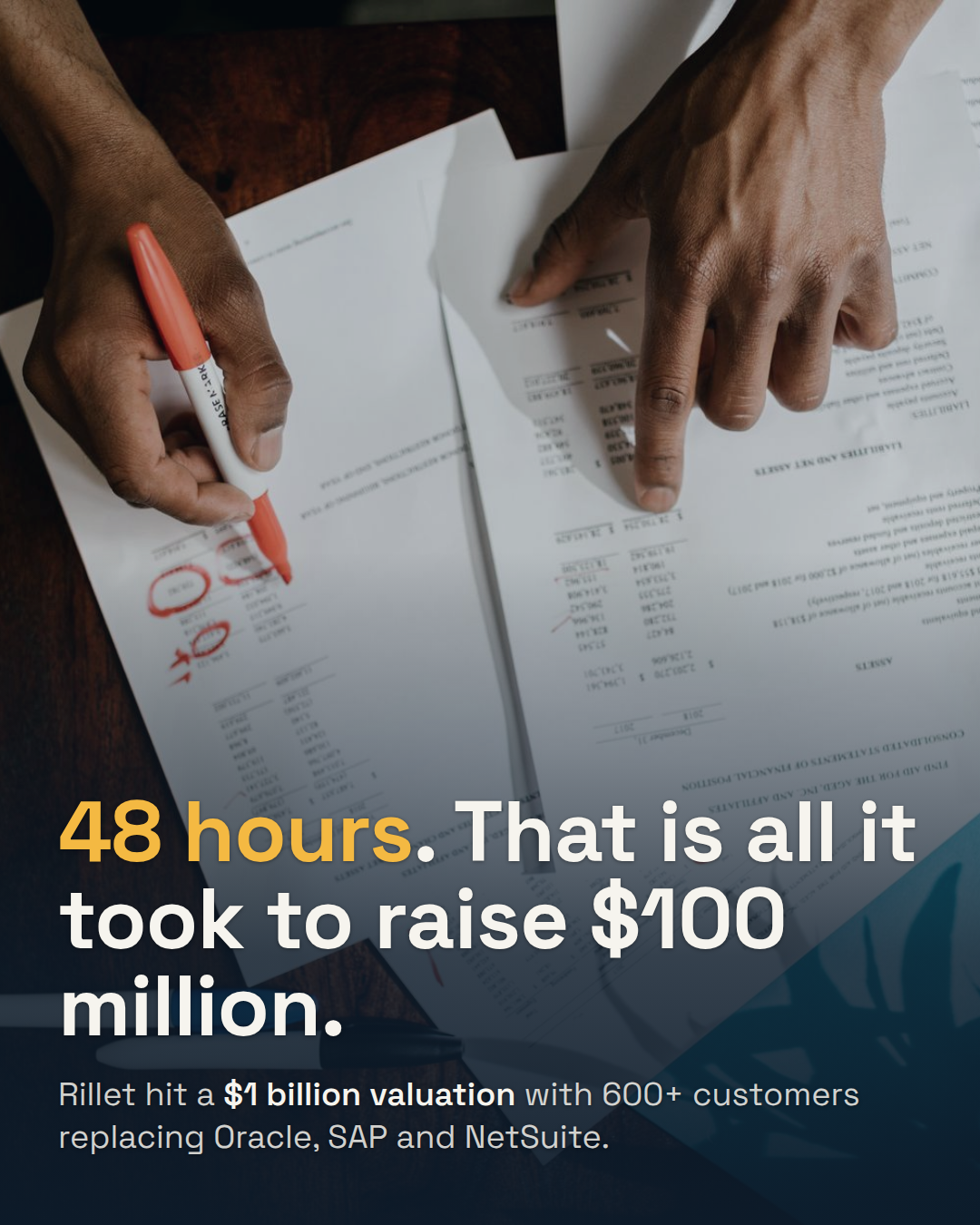 Rillet Closed $100 Million in Under 48 Hours. Its Customers Are Ripping Out NetSuite.